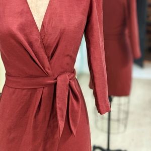 Sandro Paris Mini Wrap Dress